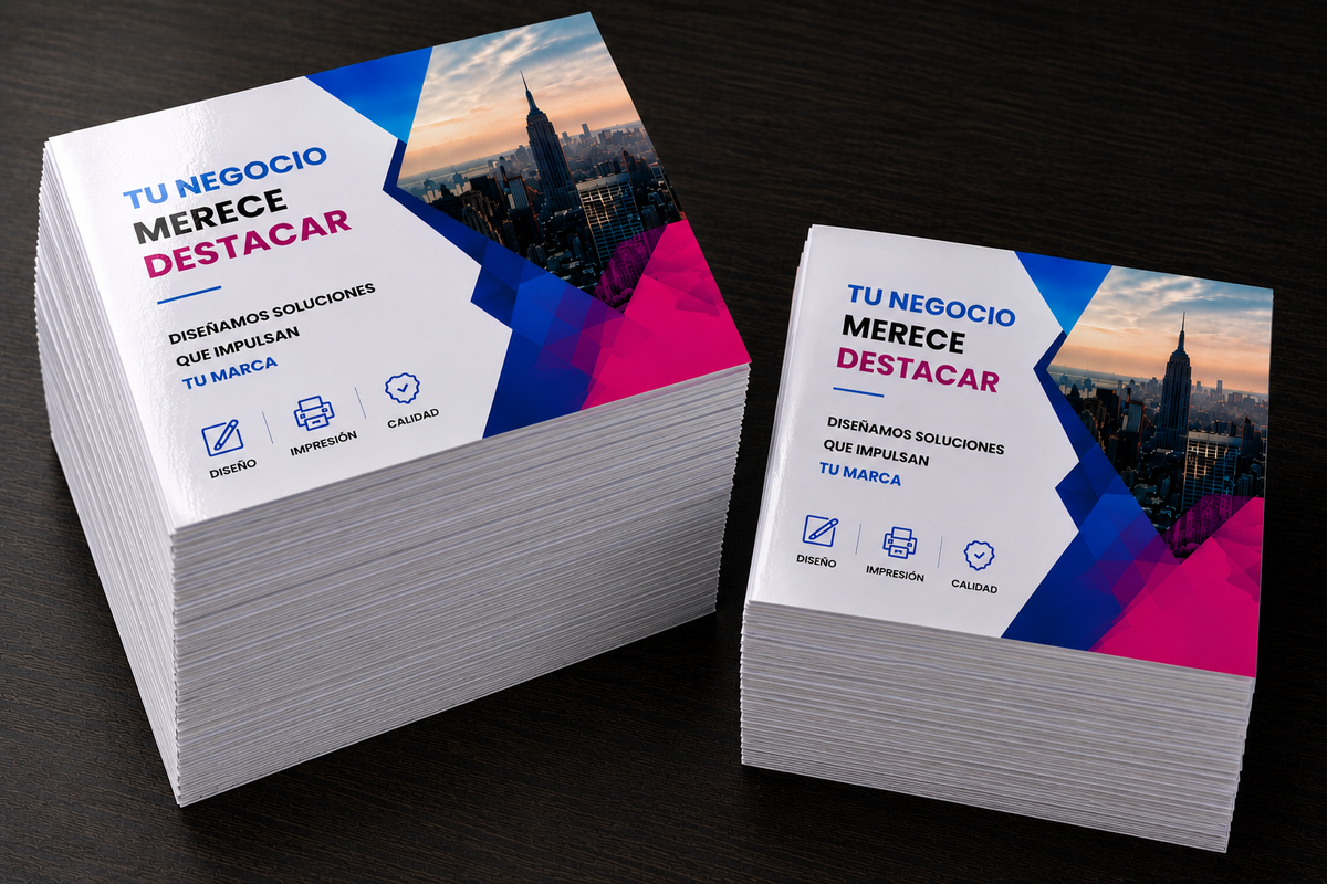 Flyers acabado Glossy