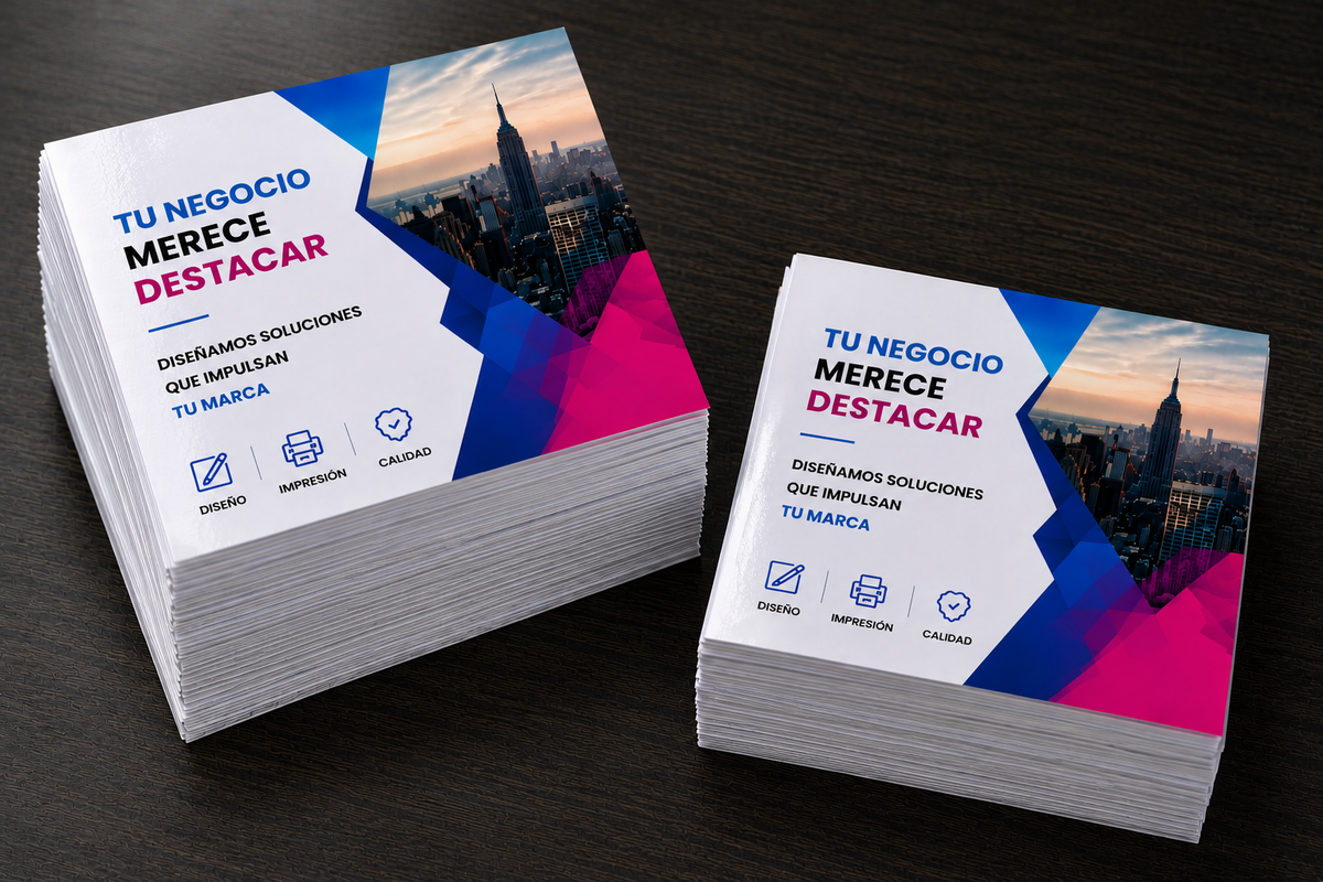 Flyers acabado Glossy