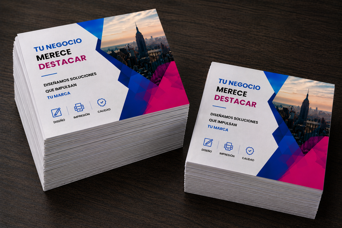 Flyers Papel Cardstock