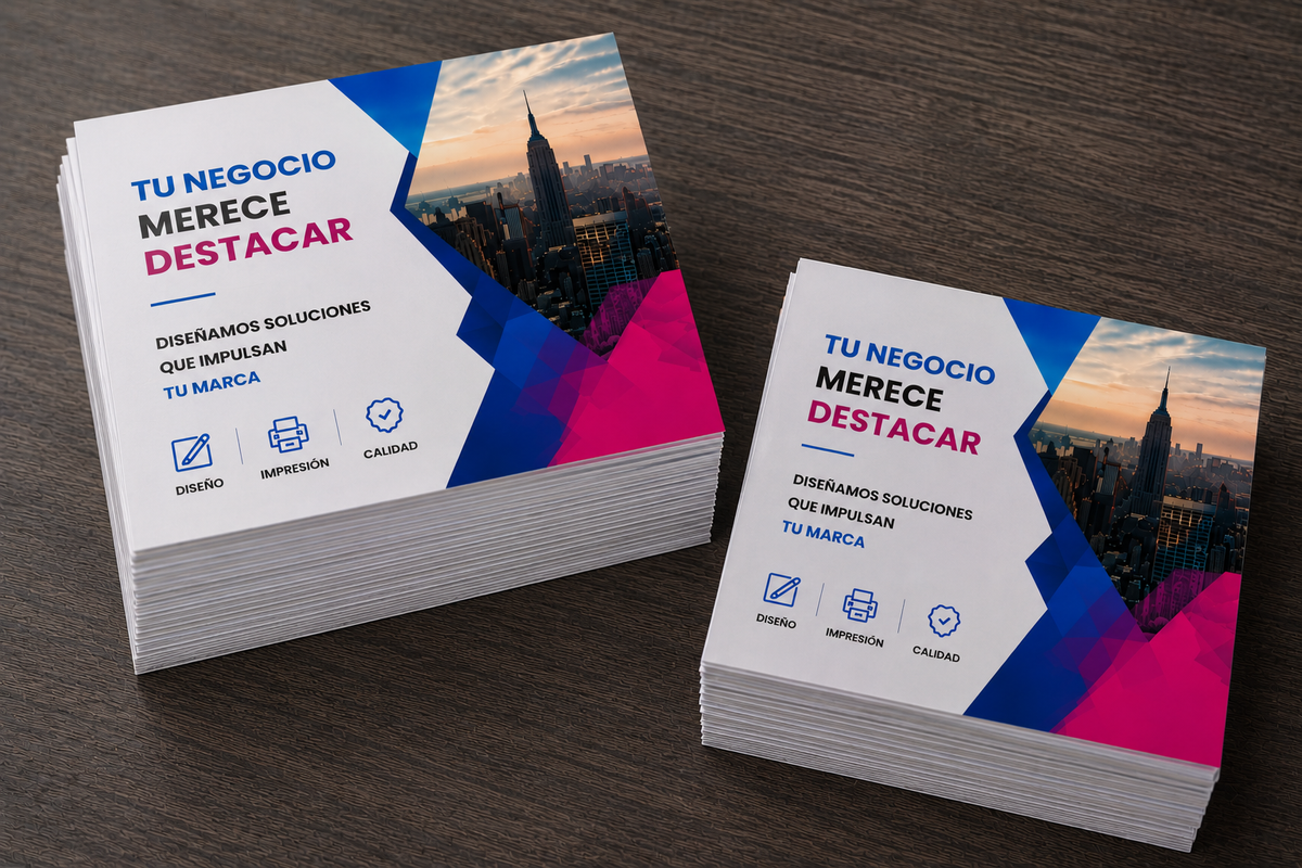 Flyers Papel Cardstock